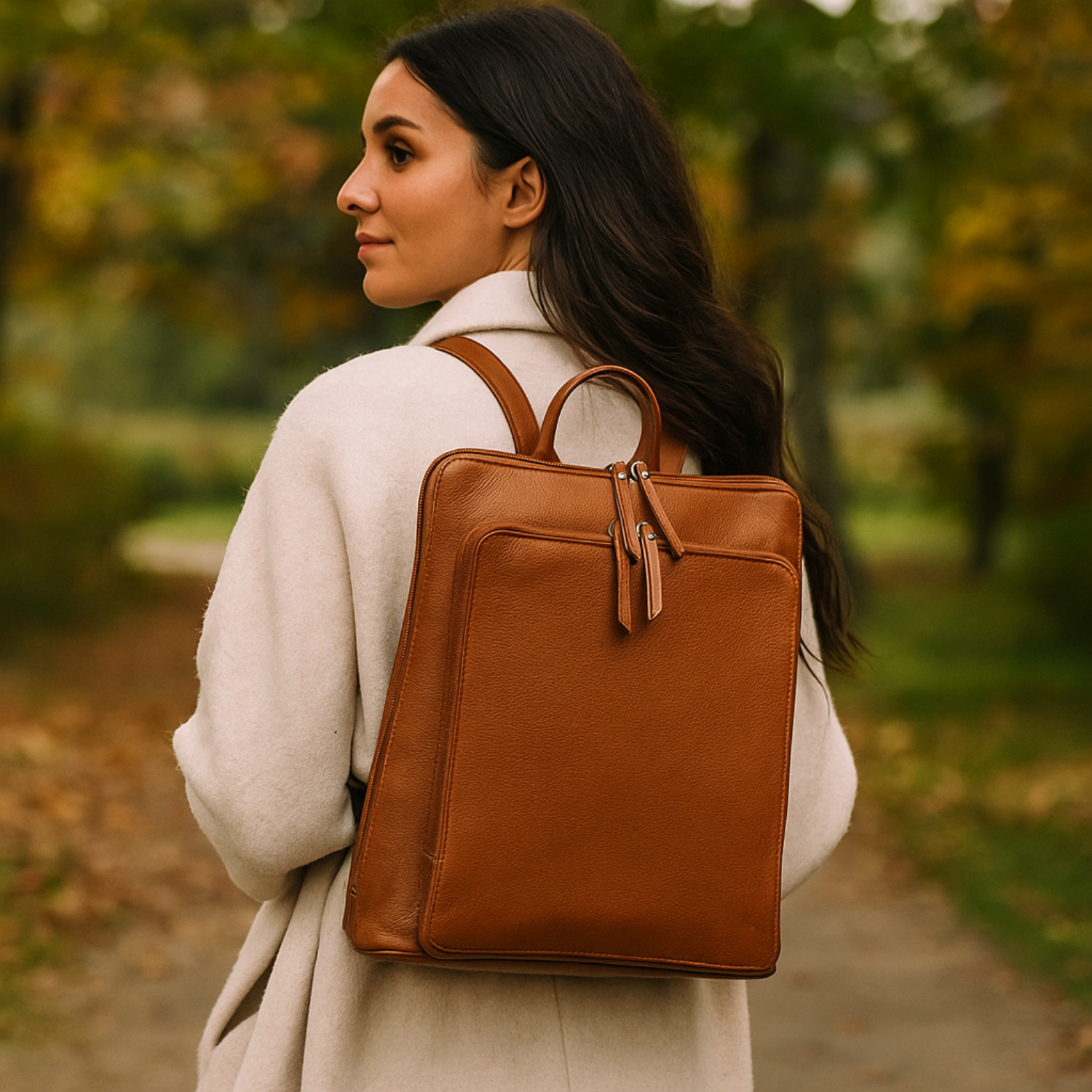 Hides – wholesale Ryggsäck - Unisex – Klassisk damläderryggsäck32