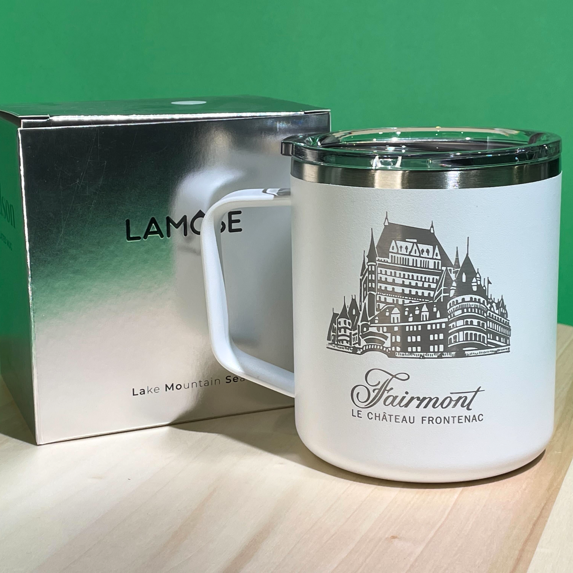 LAMOSE - Wholesale Insulated Mug/Tumbler - Custom Logo Insulated Mug w/ Leakproof Lid and Wide Handle 16