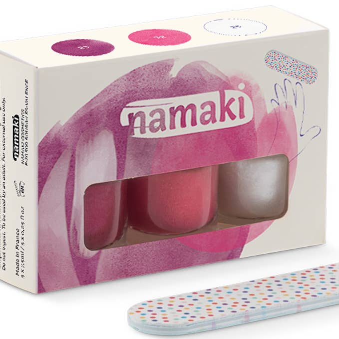 C.8-Set of 3 Nail Varnishes - Fruit Sorbet for wholesale by Namaki Cosmetics