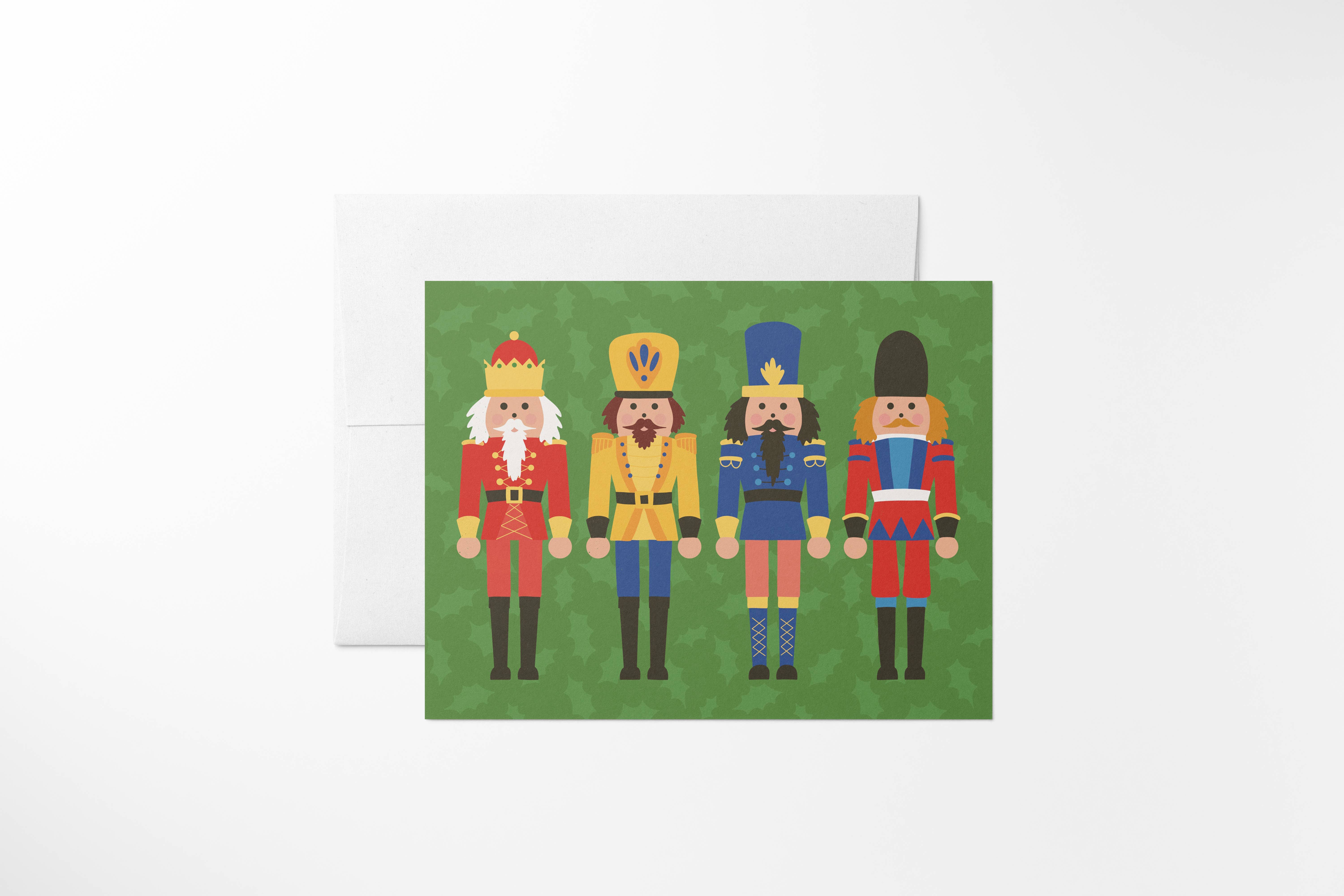 Drawn by Diana - Wholesale Christmas Card - Holiday Greeting Card - Nutcrackers