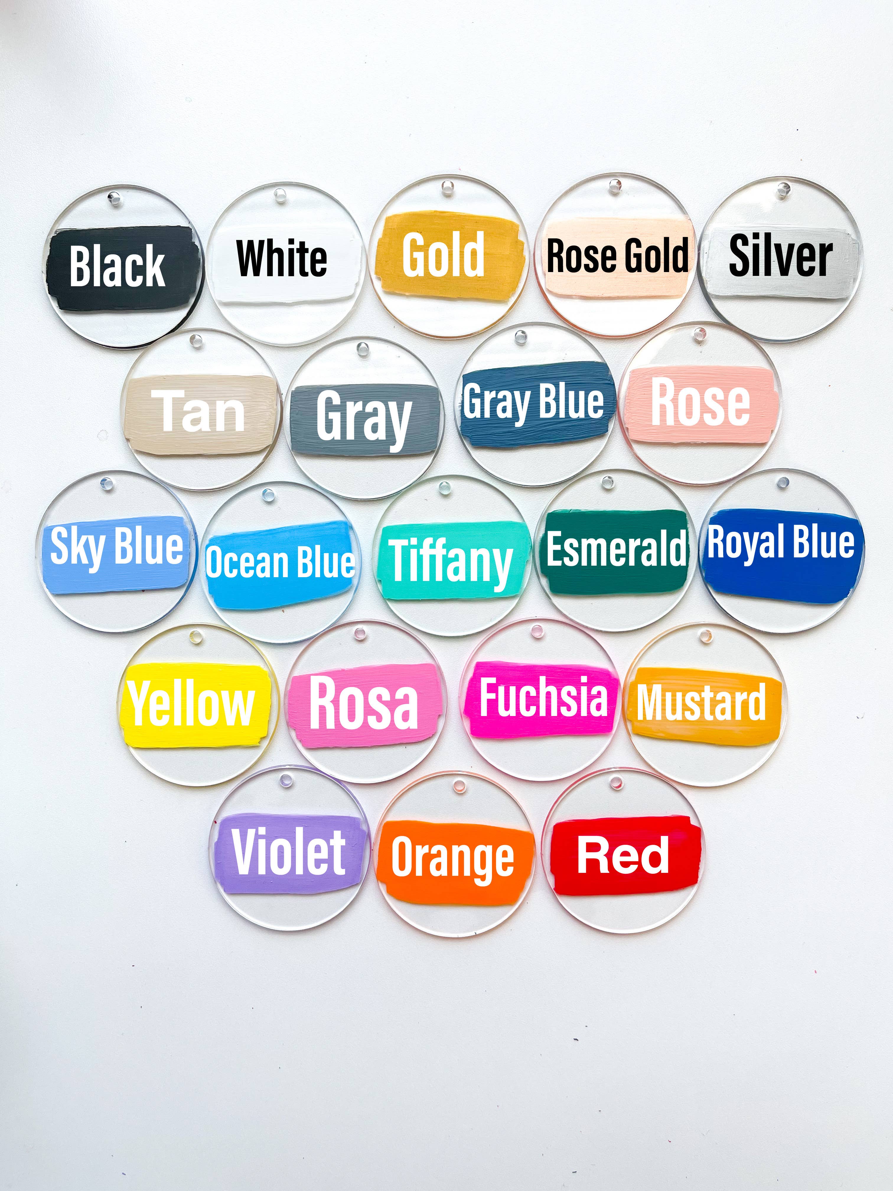 Salty Ocean Crew - Wholesale Keychain - Women's - Boss Babe Hand-Painted Acrylic Keychain5