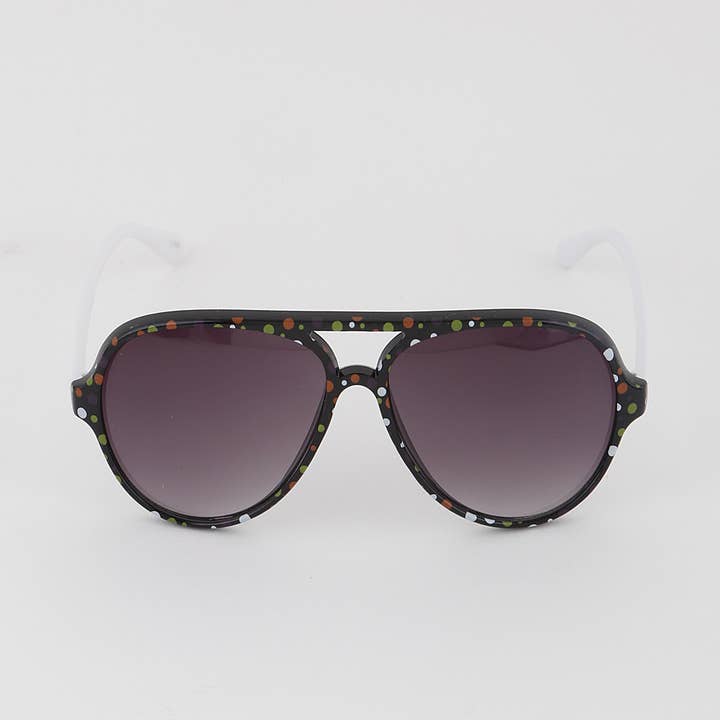Mix Color KIDS Dot Aviator Sunglasses for wholesale on Faire
