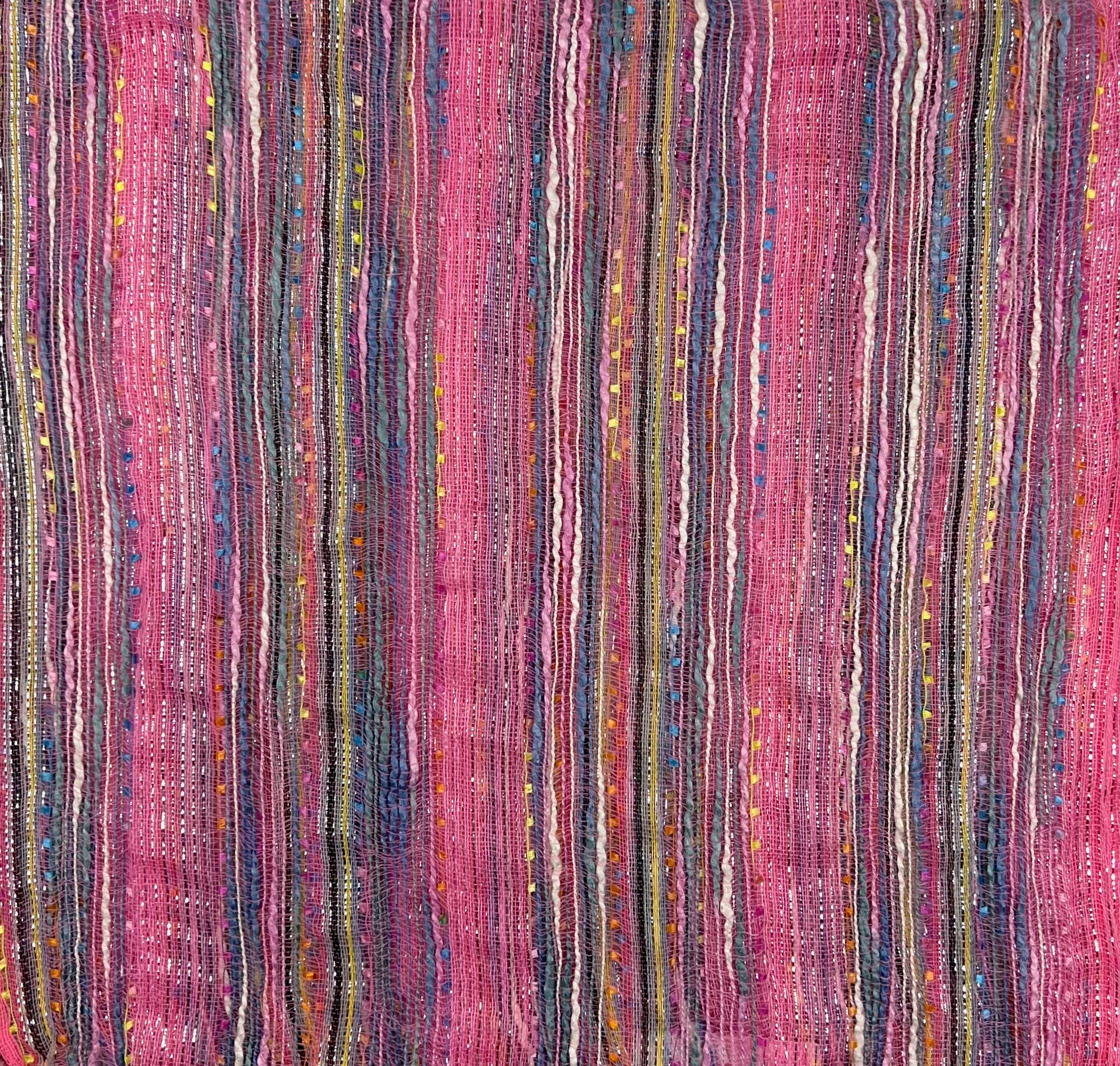 Humble Hilo – wholesale Scarf – Women's – Humble Hilo Multicolored Thread Artisan Scarf111