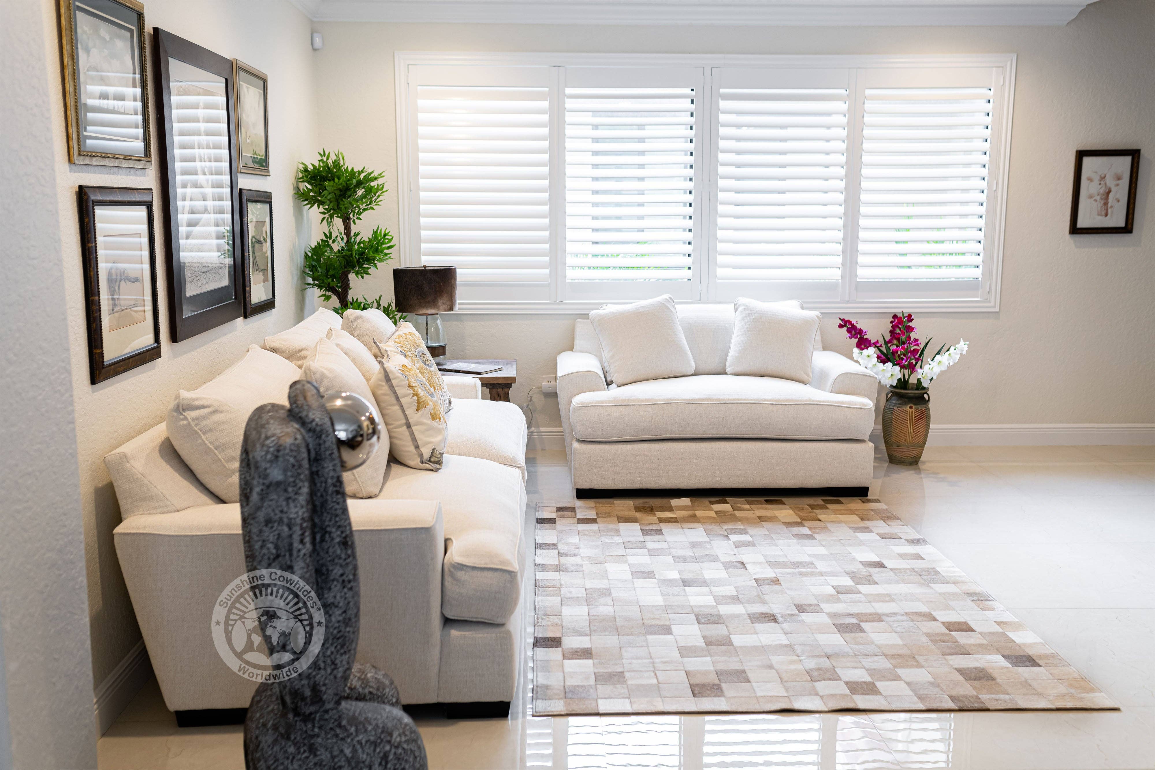 Tortora/Champagne Taupe/Champagne - Tappeti di design - Quadrati in vendita all'ingrosso su Faire3