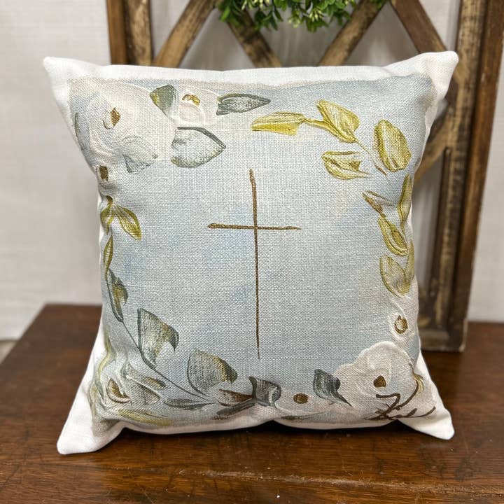 Cojín de Flores Blancas GA Cross para venta al por mayor de Southern Cotton Mill