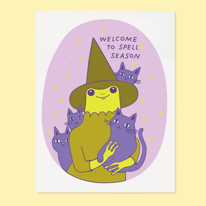 Spell Season Card for wholesale by The Good Twin