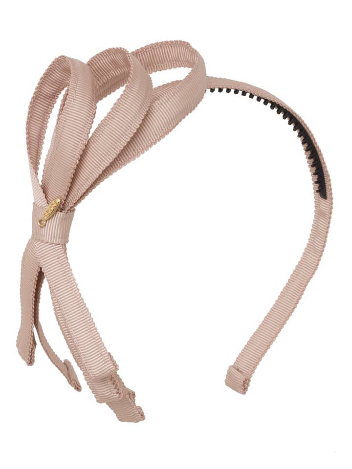 Petersham Loops Headband - Vanilla for wholesale by Project 6 NY Kids