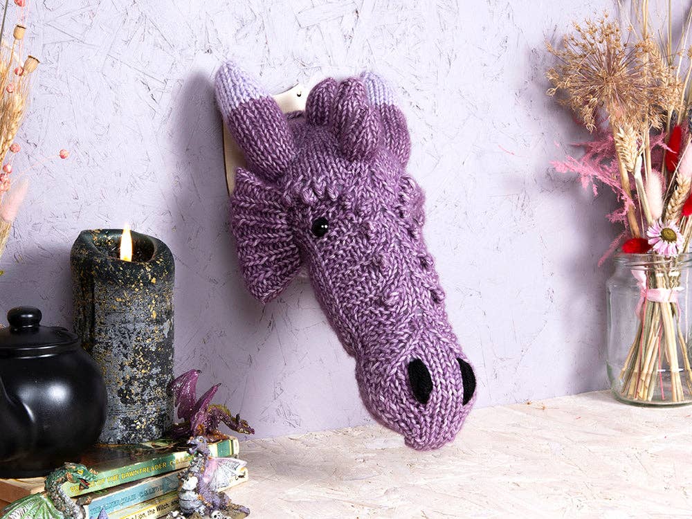 Sincerely Louise – wholesale Stuffed/plush toy – Kids & baby – Mini Dragon Head Knitting Kit7