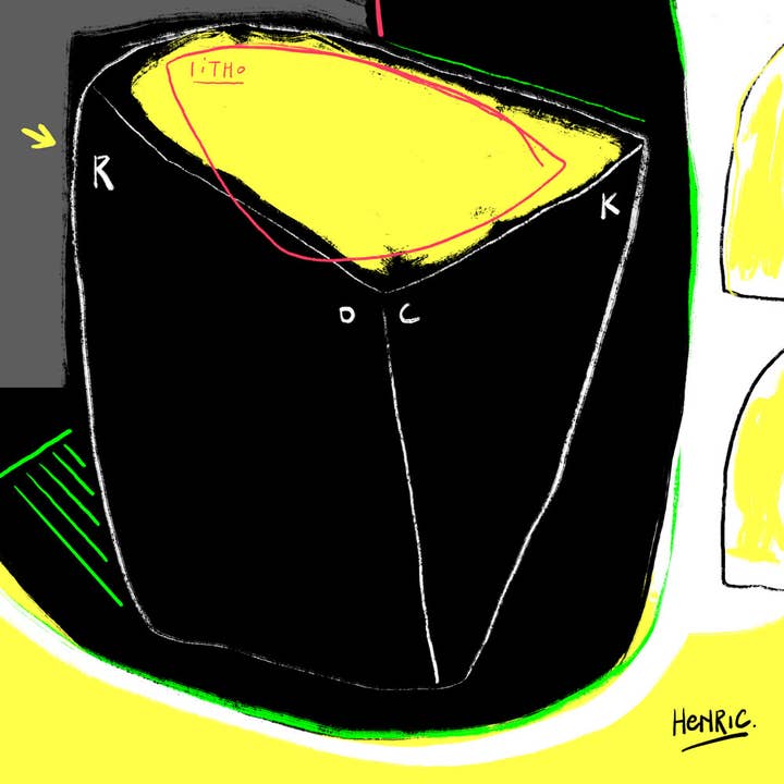 Tirage Fine Art - "Litho" - J-P Henric pour la vente par Atelier Contemporain