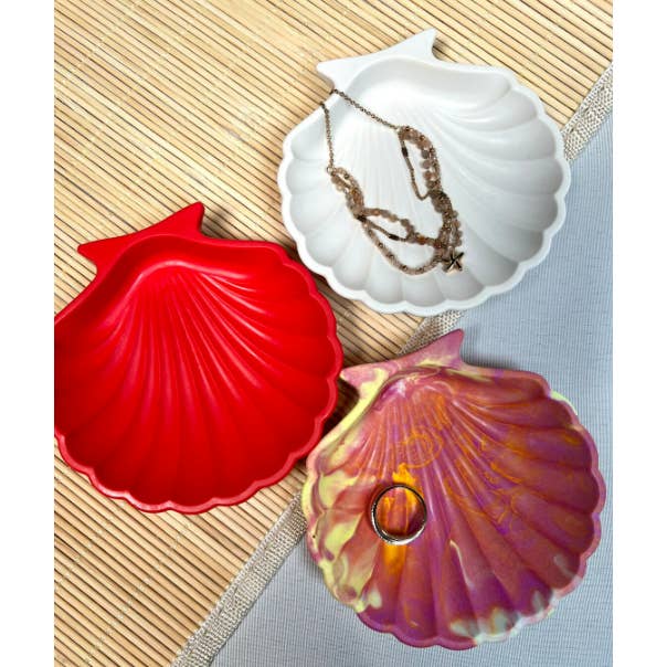 Studio Rein - Wholesale Jewelry Dish - Seashell Trinket Dish 10.7 x 10.5 x 2 cm4