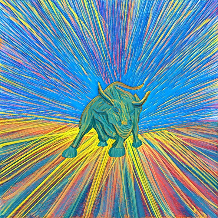 Charging Forward - Yellow and Teal Pocket Square for wholesale by Gentleman Rogue