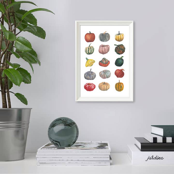 Lucy Locks Art - Wholesale Art Print - Pumpkin A4 Print4