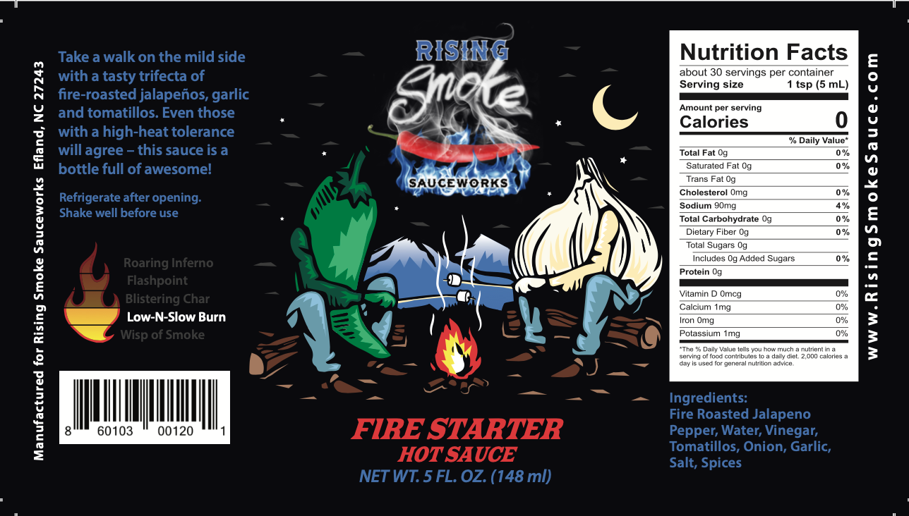 Rising Smoke Sauceworks - Wholesale Pikante saus - Gemengd geval van milde hete sauzen5