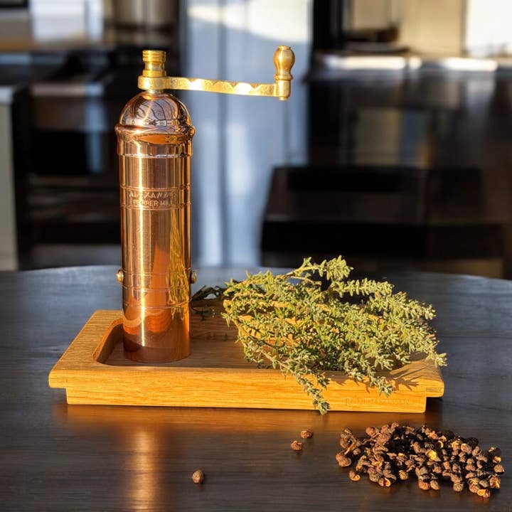 Rune-Jakobsen Design - Wholesale Pepper Mill - The original 'Small Copper Mill' - 7" pepper grinder1