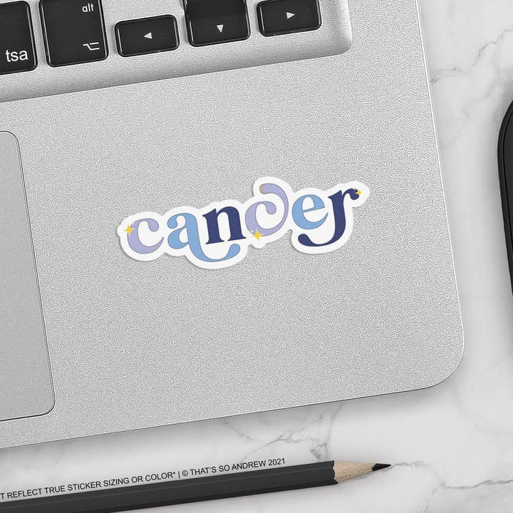 That’s So Andrew - Vente Autocollant - Autocollants rétro en vinyle Zodiac7