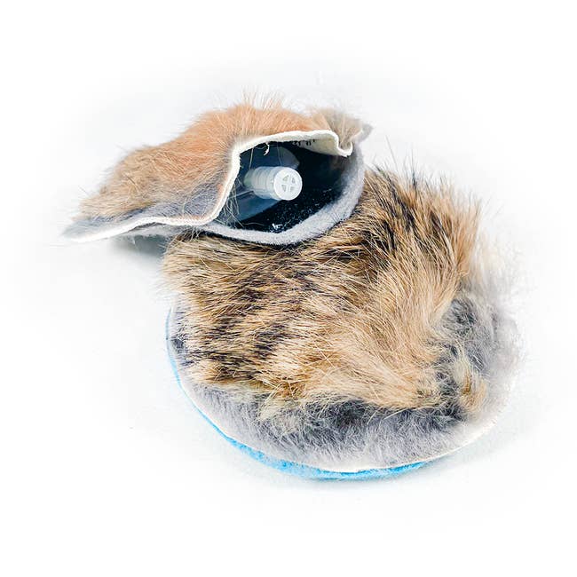 Rodadas de Treino Natural Rabbit Squeaker por atacado de Nauti-dog Handmade