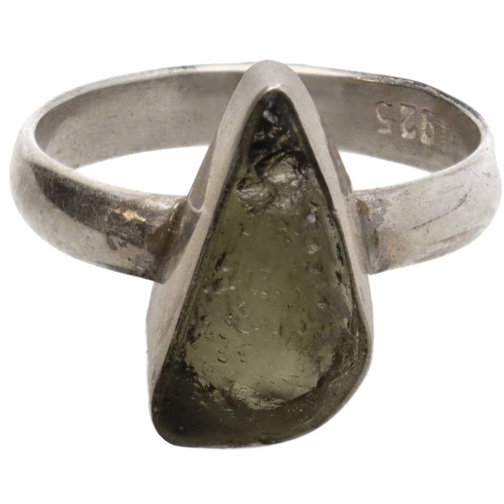 Vives de la Cortada S.L - Wholesale Multi-Stone Ring - Moldavite Ring in 925 Sterling Silver (3 - 3.9g)1
