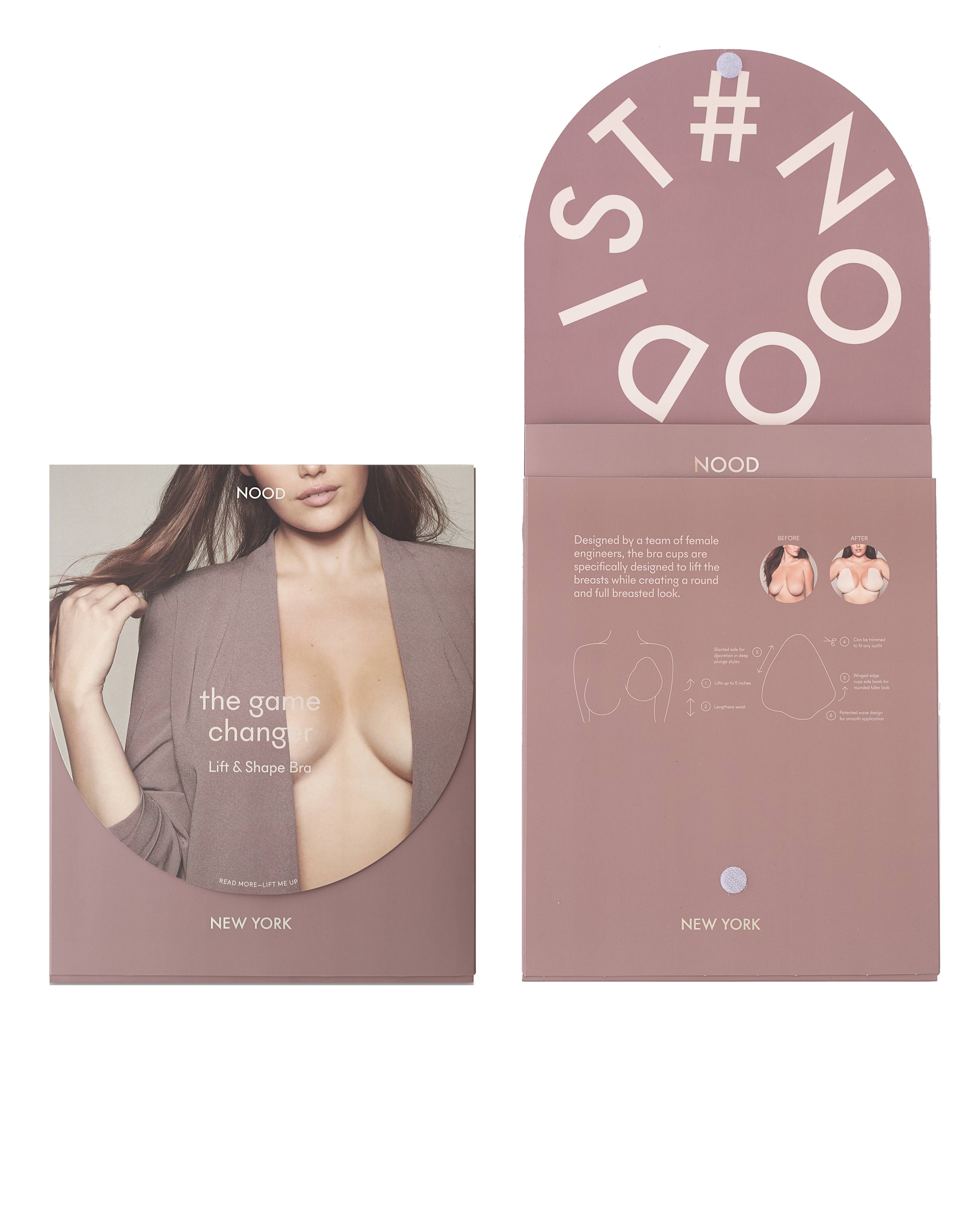 NOOD - Wholesale Nipple Pasties - Women's - Game Changer | Lift & Shape Adhesive Hemp Bra12