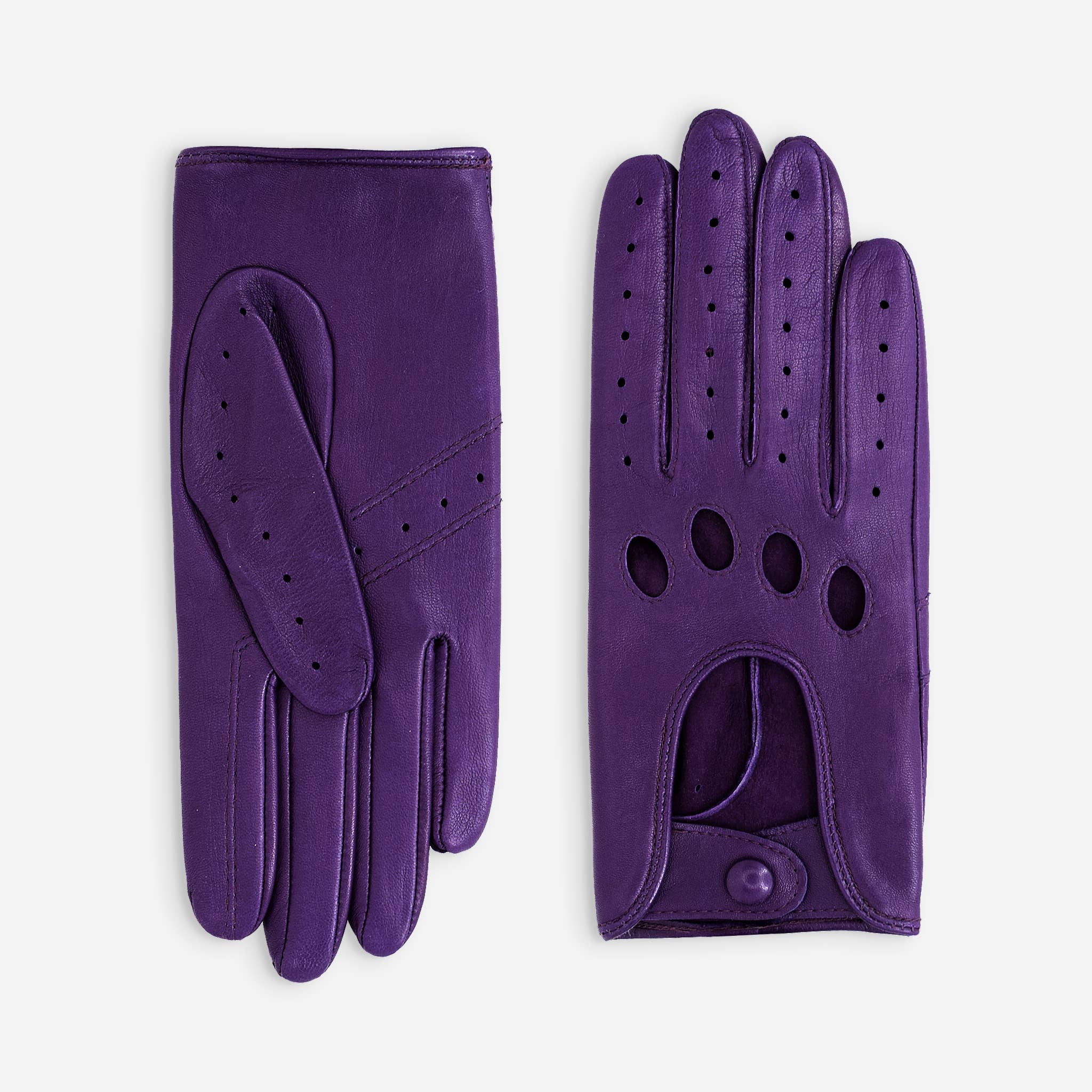 Glove Story - Vente Gants – femme - Gants cuir agneau-non doublé-conduite-21090NF4