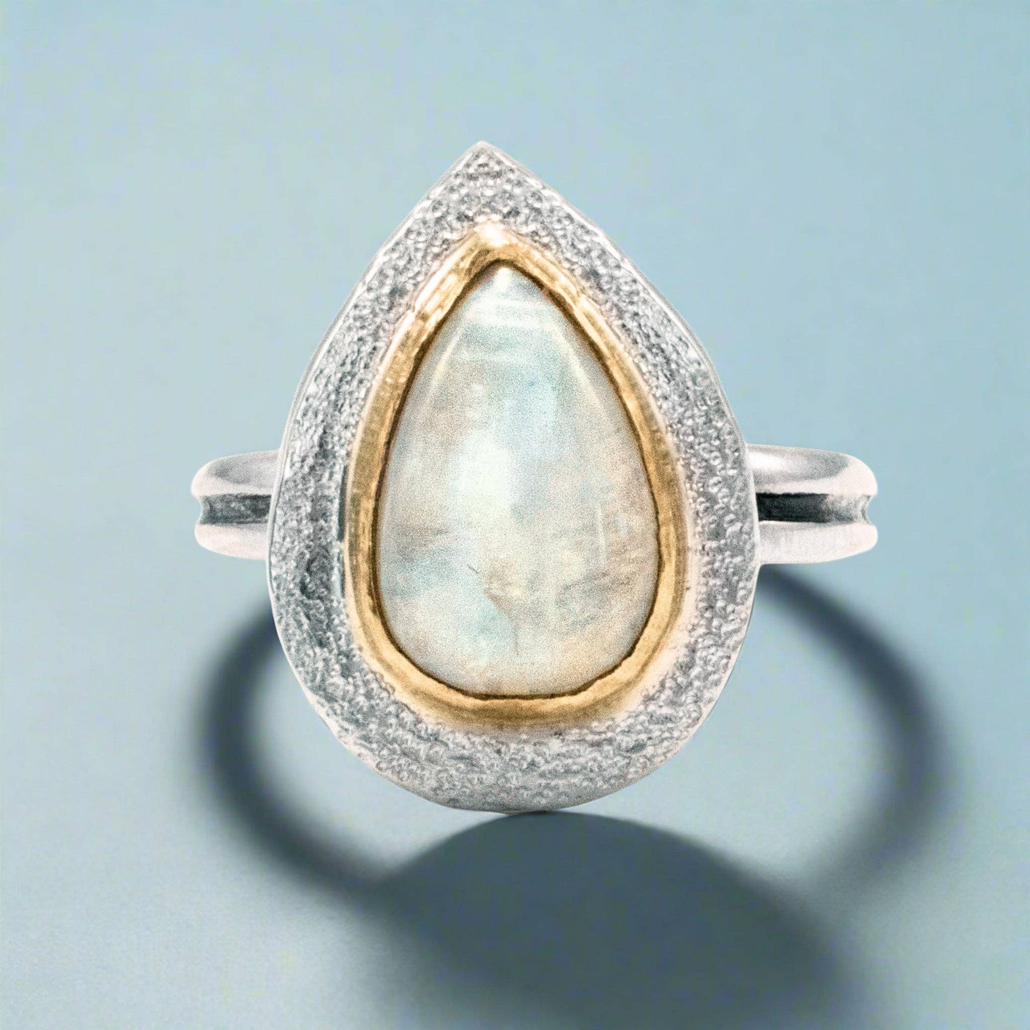 J + I Jewelry - Wholesale Cocktail/Statement Ring - Rivermist Moonstone Ring2