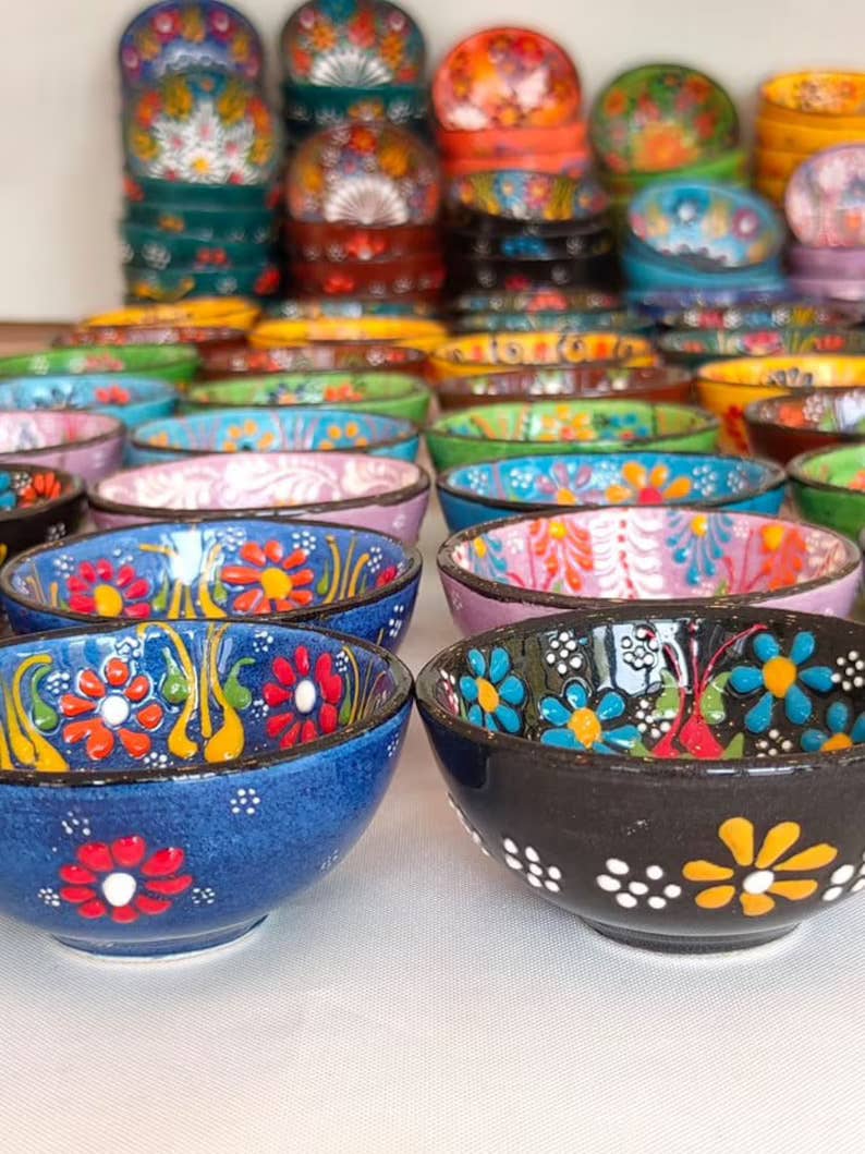 Mediterranean Collection - Wholesale Bowl - Assorted Turkish Wedding Gift Bowls - 30 Pcs Assorted2