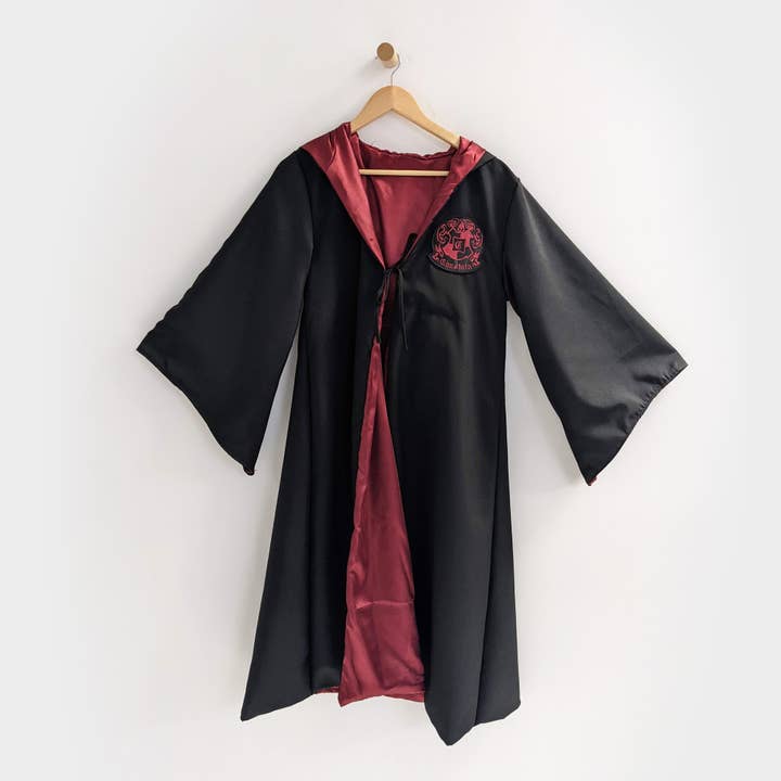 everfan - Wholesale Costume - Kids - Kids Black Wizard Robe with Satin Liner