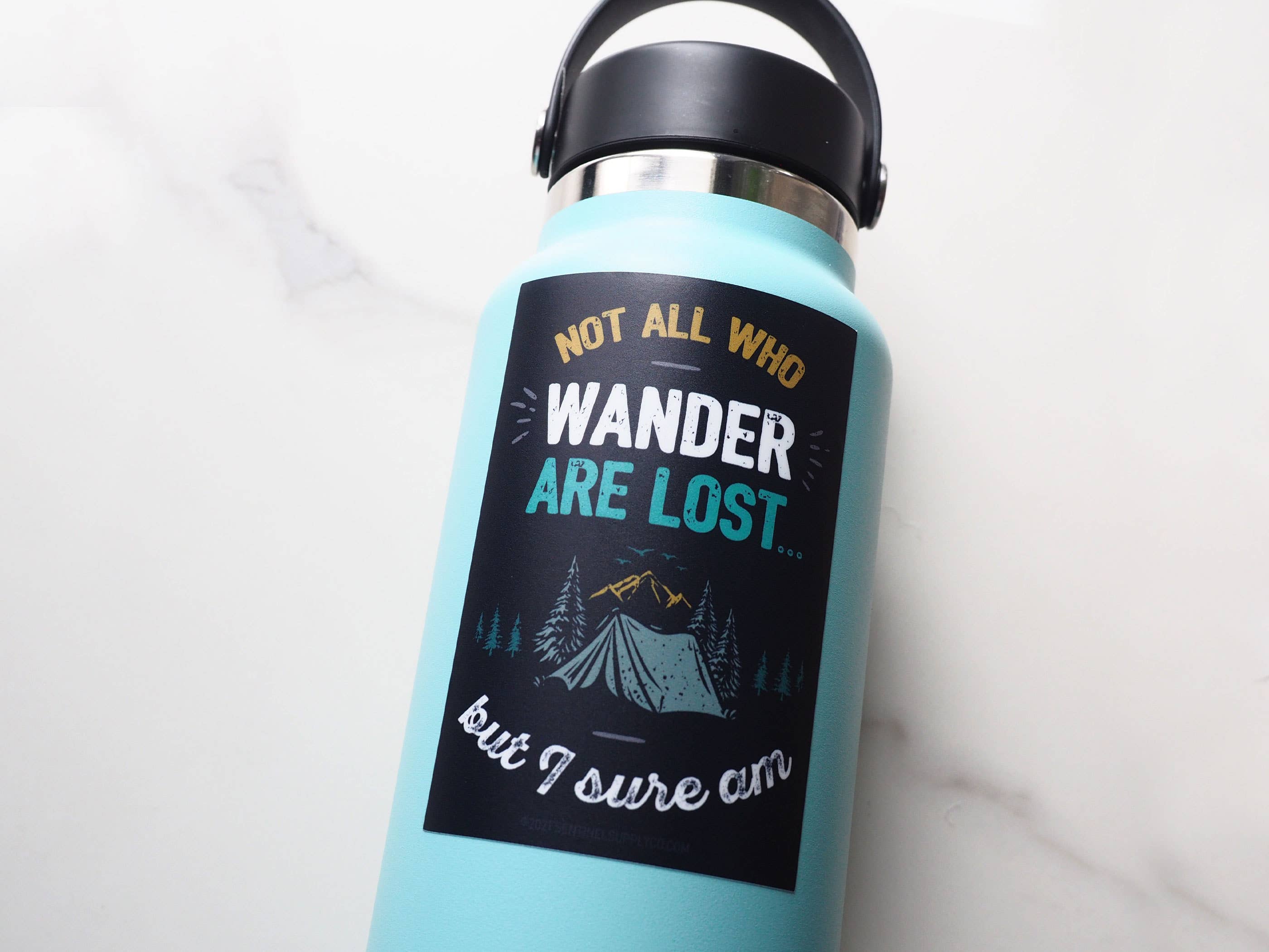 Sentinel Supply - Venta al por mayor Pegatina - Pegatina con cita divertida de Not All Who Wander Tolkien4