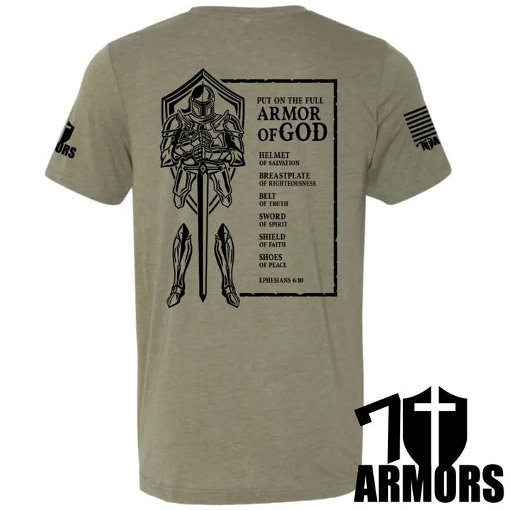 FULL ARMOR T-SHIRT for wholesale by 7 ARMORS APPAREL