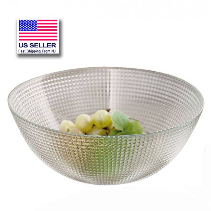Hakan - Wholesale Serve Bowl - Glass Serving Bowl, All-Purpose Mixing Bowl for Kitchen Prep