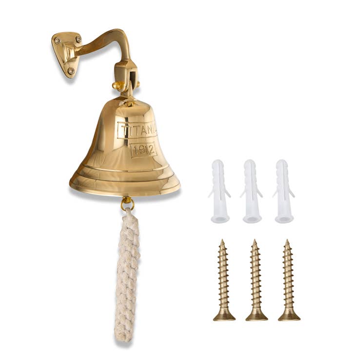 Sold Brass Ship Bell Titanic 3″ for wholesale by Alza