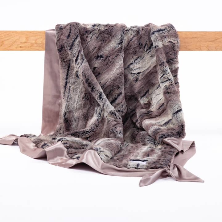Sable Hide Knotty Blankie for wholesale by Mint Home Apparel
