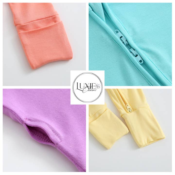 Luxie Charm - Wholesale Bodysuit (Footed) - Baby - Happy Yellow Zippered Romper I Micro-Preemie I Sleep & Play10