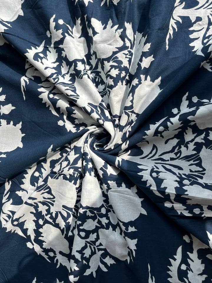 Soft Cotton By The Yard Women Fabric Screen Printed Fabric for wholesale by Bhawana Handicrafts