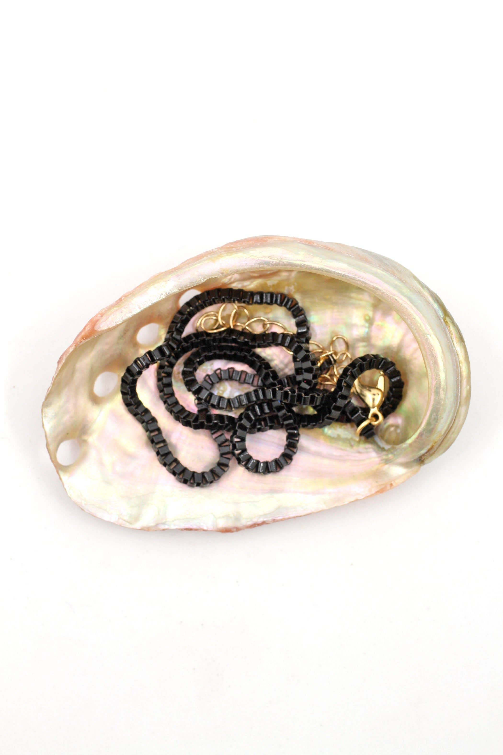 Woman Shops World - Wholesale Link & Chain Necklace - Enamel Box Chain Necklace, Adjustable Unisex Jewelry15