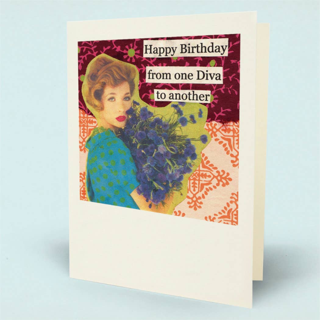 Mina Lee Studio - Wholesale Birthday Card - Happy Birthday Diva Card0
