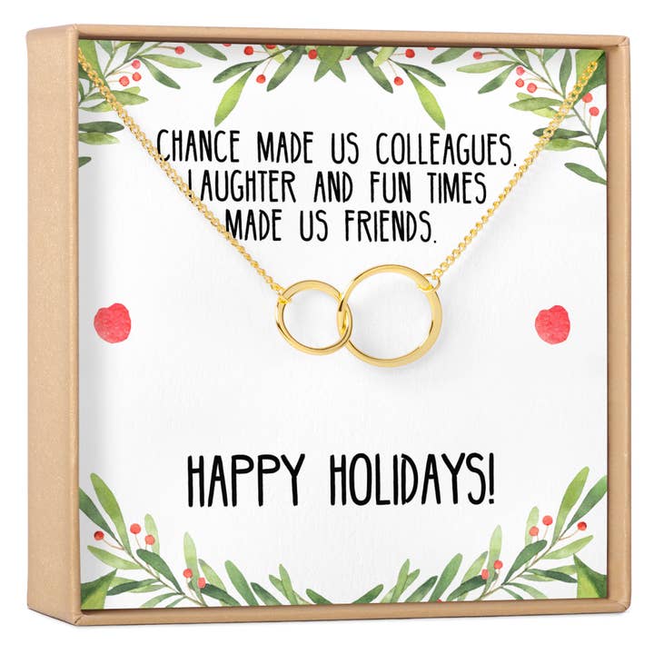 Julegave til kollega halskæde for engroshandel hos Dear Ava