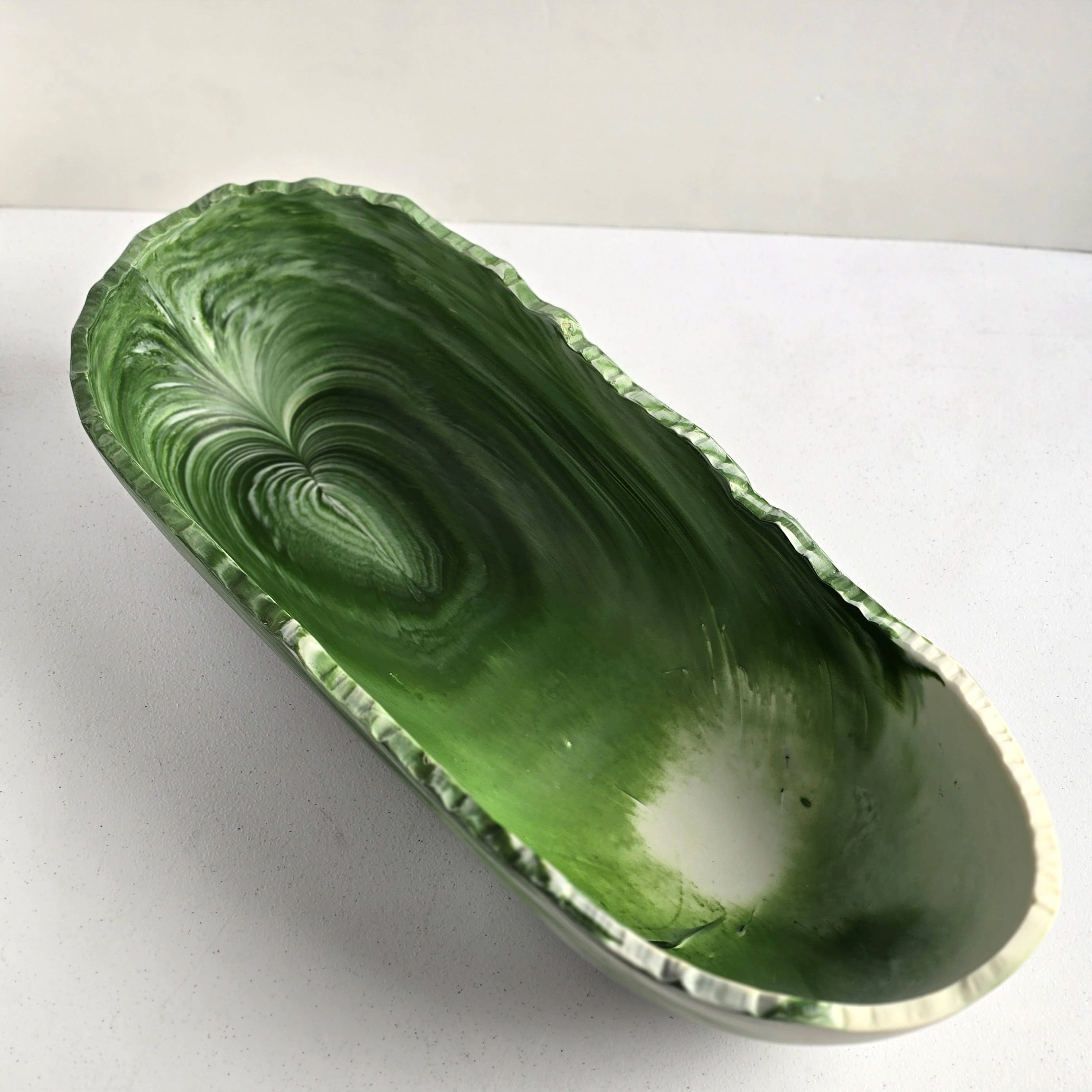 Gibb & Daan - Wholesale Serve Bowl - Large Resin Trough - Entryway Catchall - Decorative Bowl29