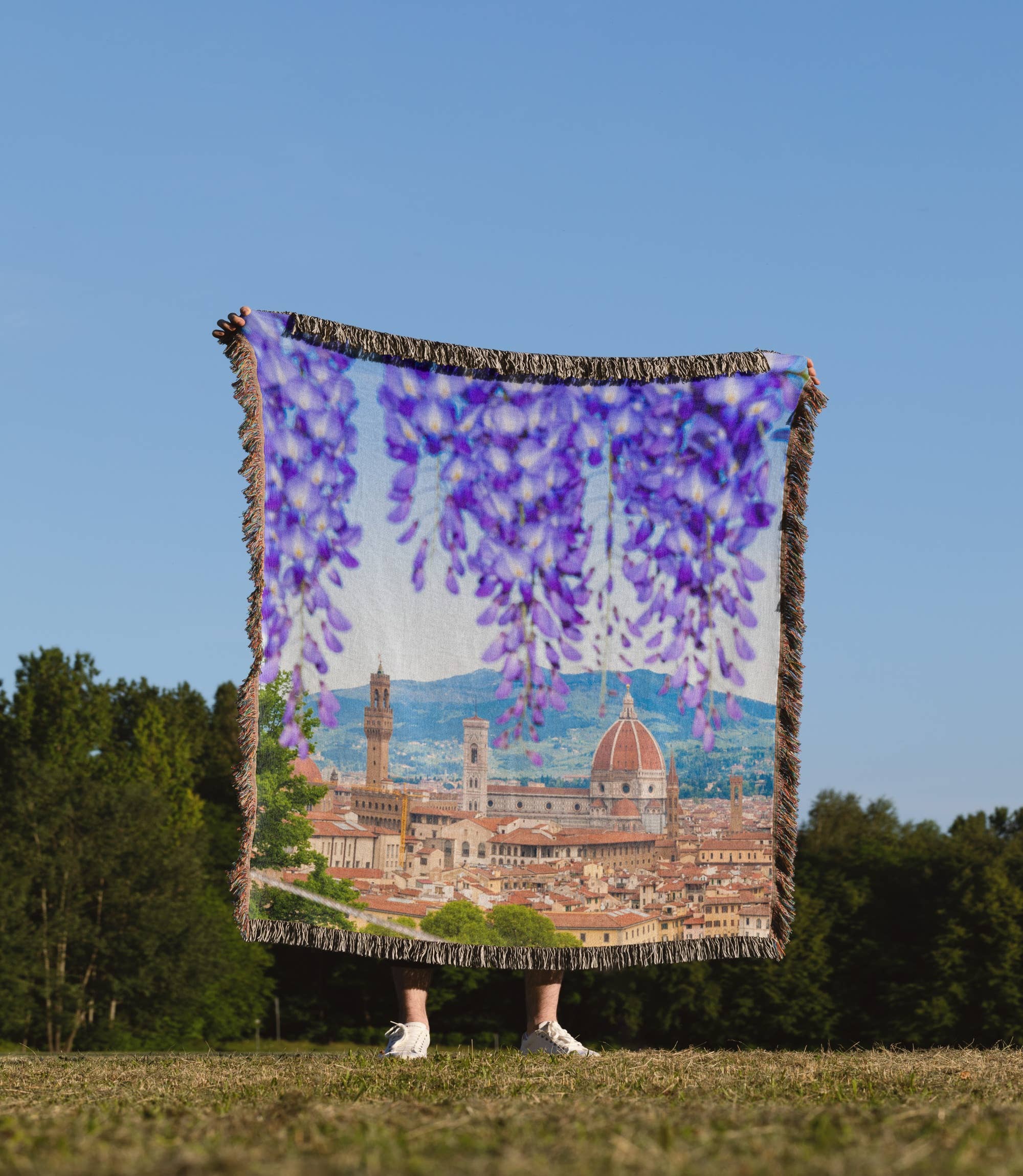 3dRose - Wholesale Throw Blanket - 3dRose, City center of Florence, Firenze, UNESCO, Tuscany, Italy, Blanket1