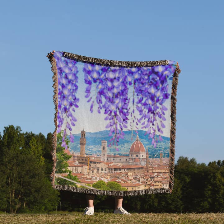 3dRose - Wholesale Throw Blanket - 3dRose, City center of Florence, Firenze, UNESCO, Tuscany, Italy, Blanket1