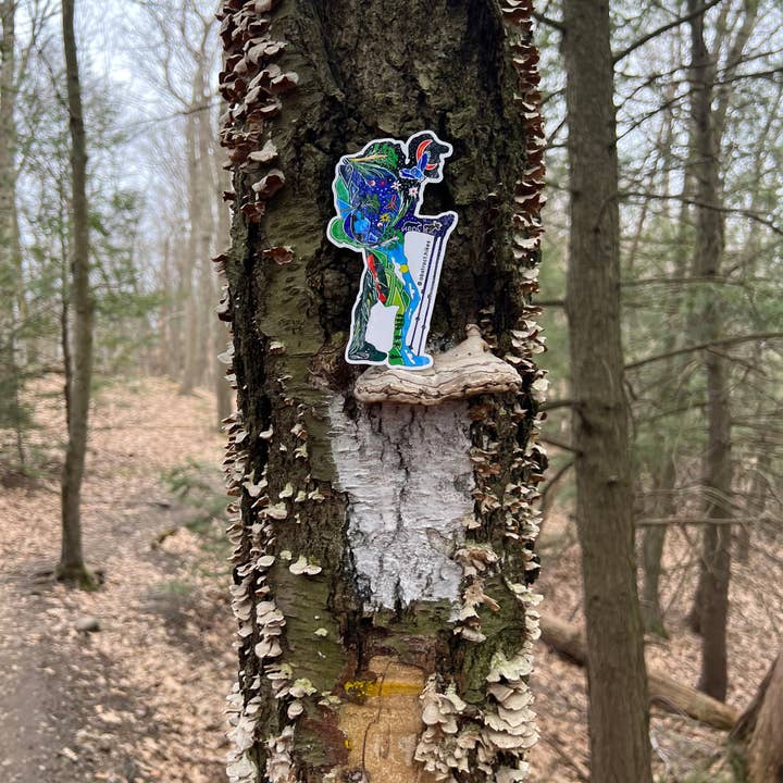 Abstract Hikes - Wholesale Sticker - Hiking Sticker: "Maine Hiker"4