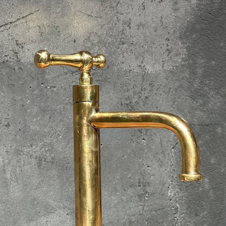 Artihand - Wholesale Kitchen Tool/Gadget - Unlacquered Brass Bathroom Faucet, Victorian Bathroom Faucet8