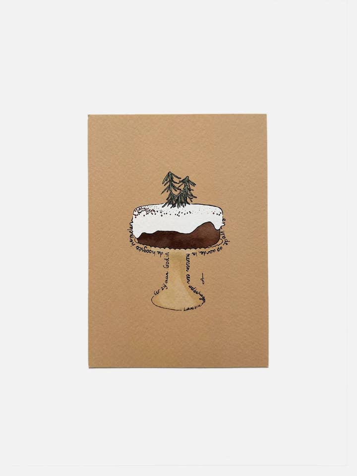 Map Chocolate Cake Bible Text Color for wholesale by Studio Blits