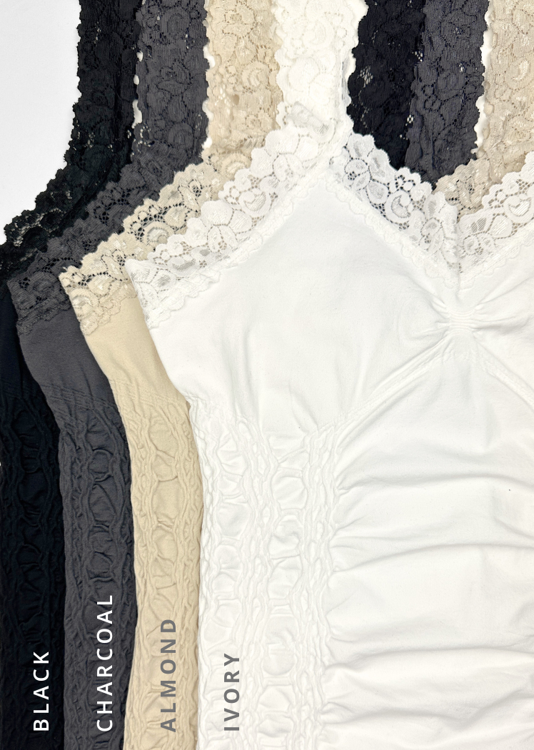 ELIETIAN - Wholesale Camisole - Women's - Lace Corset Cami - CURATED PACKS 16/PK3