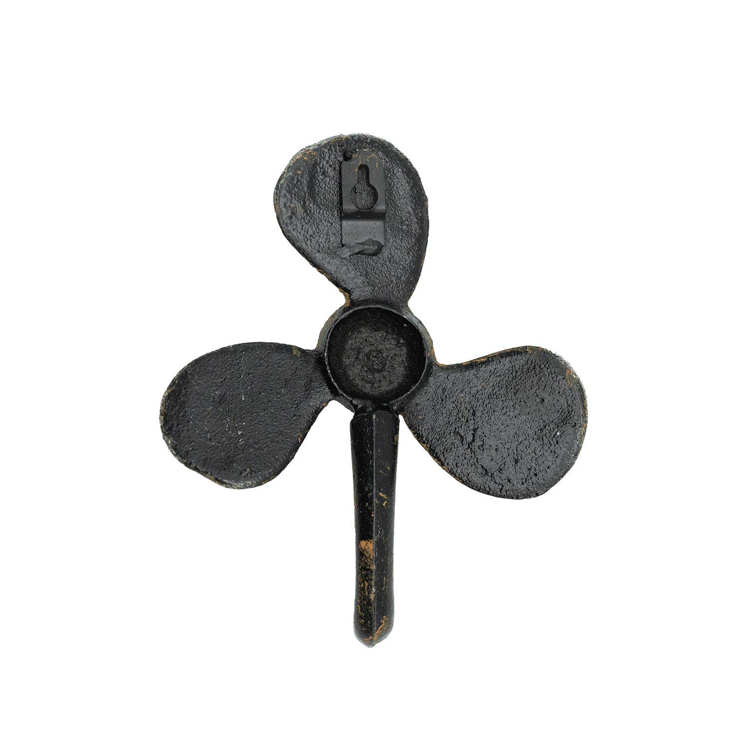 Foreside Home & Garden - Wholesale Wall Hook - Rustic Cast Iron Propeller Wall Decor Hook Aged Bronze3