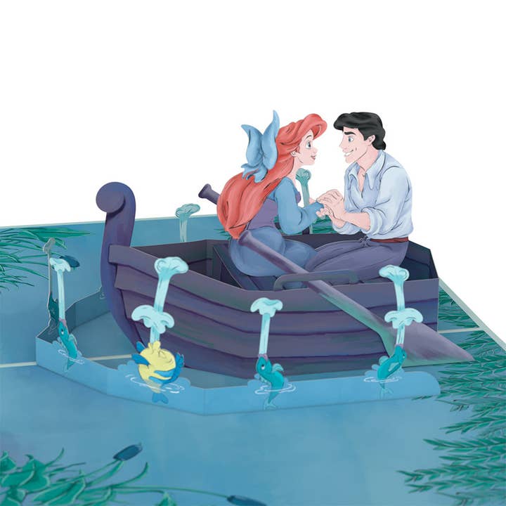 Lovepop Cards - Wholesale Love Card - Disney's The Little Mermaid Ariel & Prince Eric 5''x7'' Card