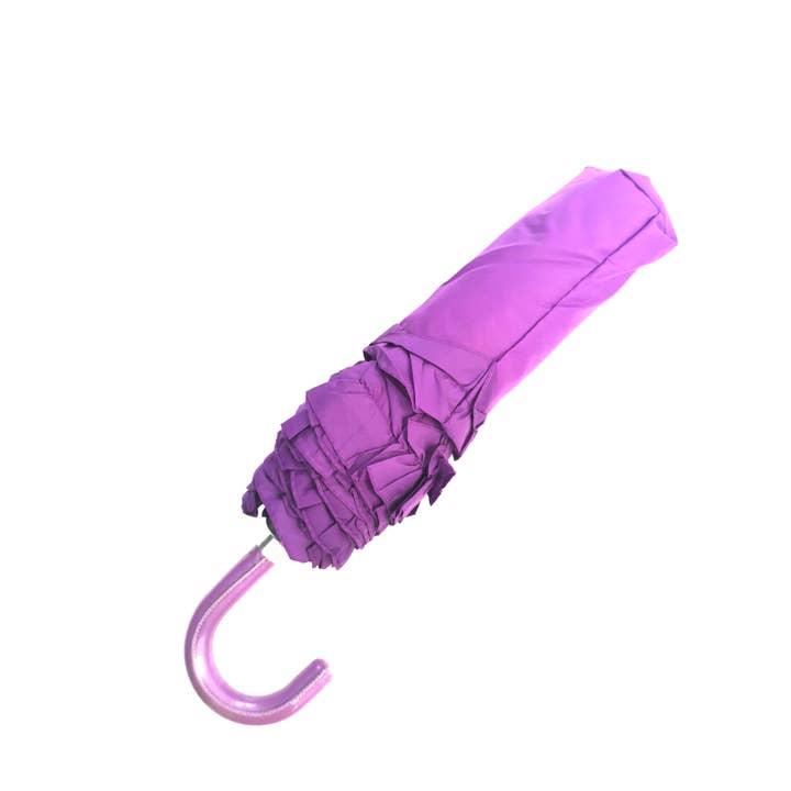 Superbia - Wholesale Umbrella - Women's - Small Manual Opening Frill Sparkle Diamond Umbrella-U Handle1