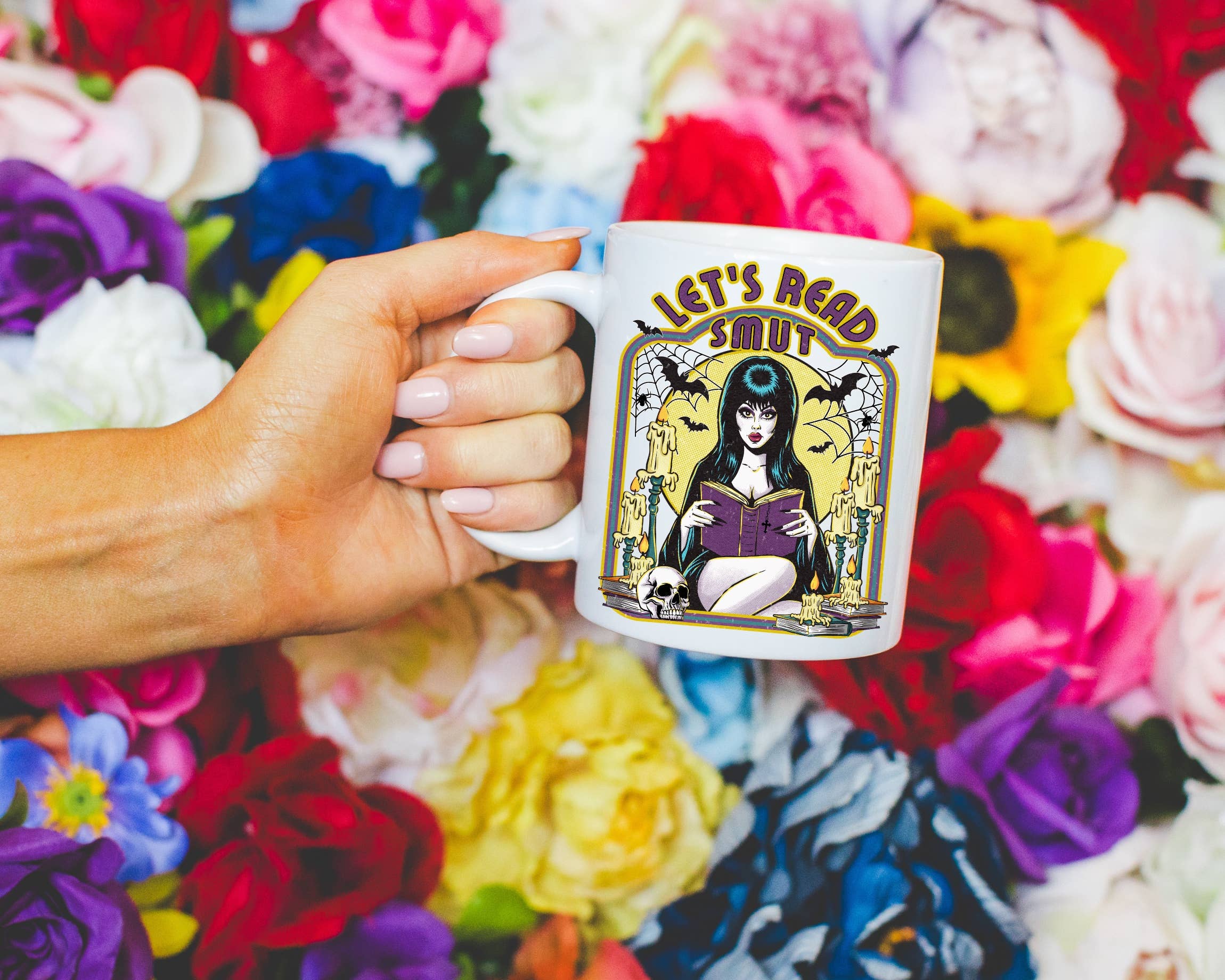 Ace the Pitmatian Co - Wholesale Coffee Mug - Let’s Read Smut Bookish Mug1