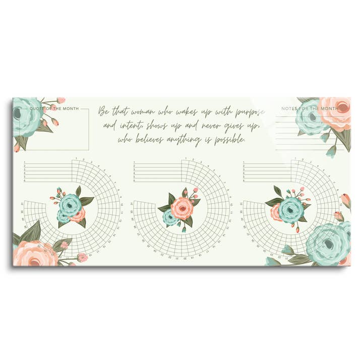 Christmas Holiday Gift, Mom, Floral, Home Decor, Goals for wholesale by LIFEtrack/Clairmont & Co