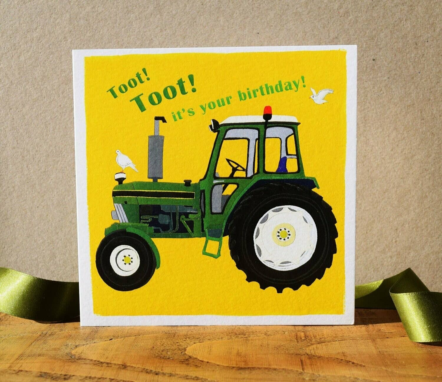 Windsock Press – wholesale Birthday card – Children's Tractor Birthday Card1