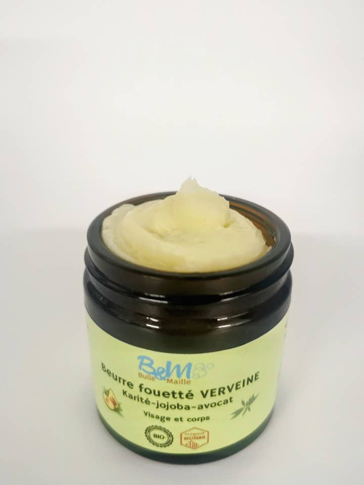 Organic whipped butter VERVEINE for wholesale by BULLE & MAILLE